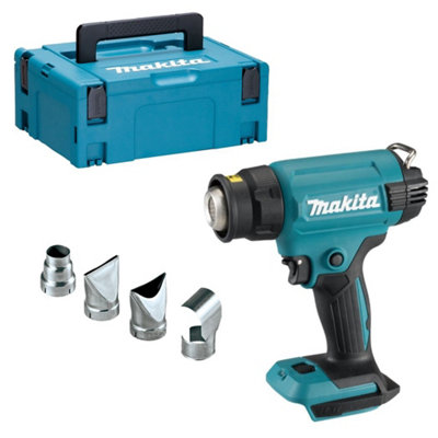 Makita DHG181ZJ 18V Heat Gun LXT Bare Unit + 3 Nozzles + Makpac Case DHG181Z