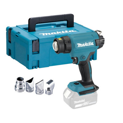 MAKITA DHG181ZJ 18V LXT Cordless Heat Gun with 4x Accessories in MakPac BODY ONLY