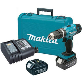 Makita DHP453SFE 18v LXT Combi Hammer Drill Includes 2 x 3.0AH Batteries DHP453