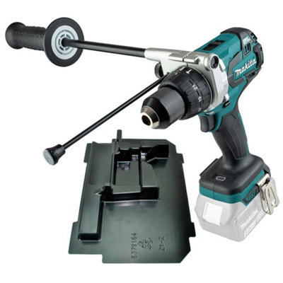 Makita DHP481Z 18v LXT Brushless Lithium Ion Combi Hammer Drill Inlay Bare DIY at B Q