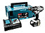Makita DHP482T1JW 18V Combi Drill with 5Ah Battery and Charger in a Carry Case - White