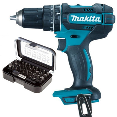 Makita DHP482Z 18v LXT 2 Speed Cordless Combi Drill Makita Screwdriver Bit Set