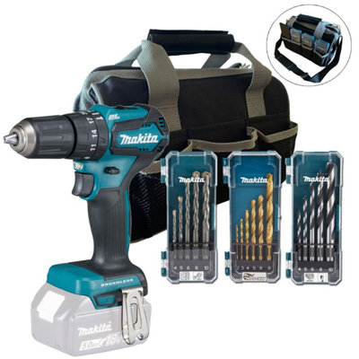 Makita 18v combi drill and impact driver set online b&q