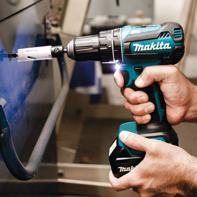 Makita DHP485RTJ 18v Brushless Combi Hammer Drill 101P Screwdriver Bit Set 5Ah
