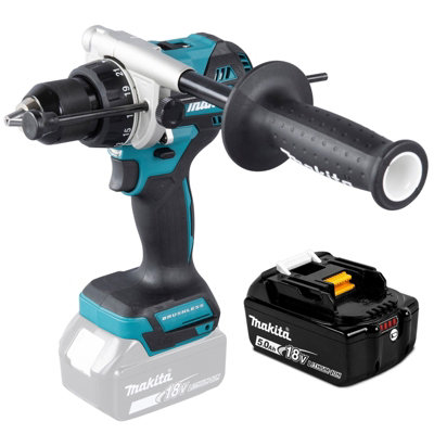 Makita DHP486Z 18v LXT Brushless Combi Hammer Drill 130Nm + BL1850 5.0ah Battery