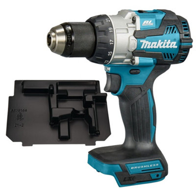 Makita DHP489Z 18v LXT Brushless Combi Hammer Drill Metal Chuck + Inlay