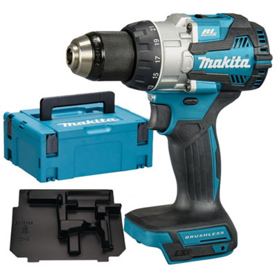 Makita DHP489Z 18v LXT Brushless Combi Hammer Drill Metal Chuck + Makpac Case