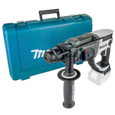 Makita DHR202Z White 18v SDS Hammer Drill 3 Function + 5 x Bits Chisel + Chuck