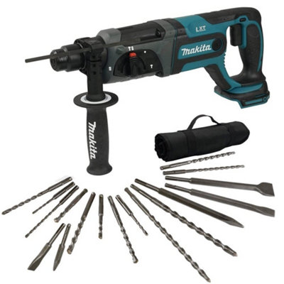 Makita DHR241Z 18V LXT SDS 3 Mode SDS Rotary Hammer Drill 17PC