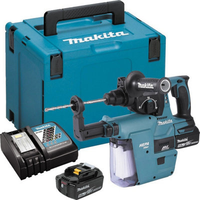 Makita sds discount with dust extractor