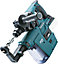 Makita DHR242Z 18v LXT Brushless Rotary Hammer Drill + DX01 Dust Extractor Unit