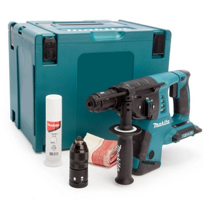 Makita DHR264ZJ 18v / 36v Twin Rotary Hammer Drill LXT SDS Plus Bare + Makpac