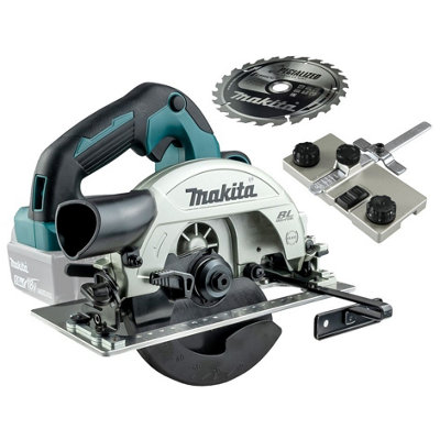 Makita DHS660Z 18v LXT Lithium Brushless Circular Saw 165mm + Guide Rail Adapter