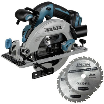 Makita DHS680Z 18v Lithium Brushless Circular Saw 165mm Bare + 2 Extra Blades