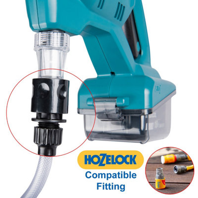 Makita DHW180Z LXT 18V Cordless Pressure Washer 5 In 1 Nozzle Hose Filter + Bag