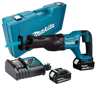 Makita DJR186RTE 18v LXT Reciprocating Recip Sabre Saw - 2 x 5.0ah Batteries