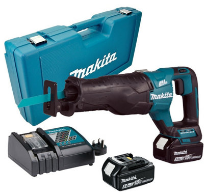 Makita DJR187RTE 18v LXT Brushless Reciprocating Sabre Saw - 2 x 5.0ah Batteries