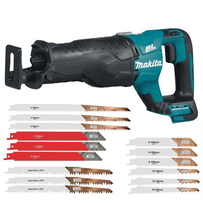 Makita DJR187Z 18v LXT Brushless Reciprocating Recip Sabre Saw Bare Unit Blade