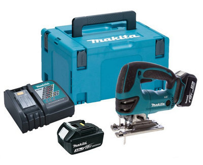 Makita DJV180RFJ 18v Jigsaw LXT Lithium Cordless - 2 x 3.0ah Batteries DJV180RFE