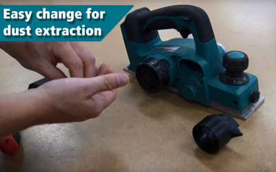 Makita DKP180Z 18v Planer LXT Lithium Ion Cordless Bare Tool - Includes Dust Bag