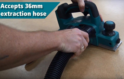 Makita DKP180Z 18v Planer LXT Lithium Ion Cordless Bare Tool - Includes Dust Bag