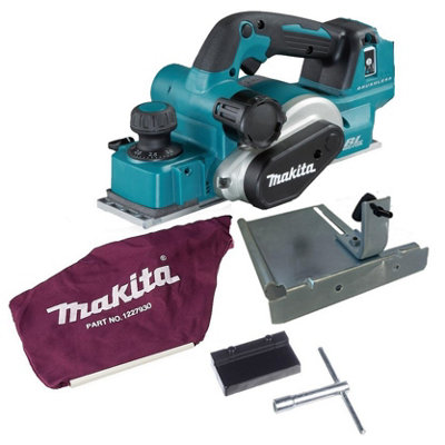 Makita DKP181ZU 18v LXT Brushless Cordless Planer Lithium 82mm Bare Dust Bag DIY at B Q