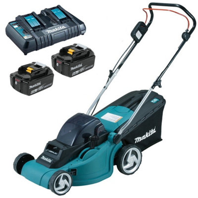 Makita DLM380PG2 18v 36v LXT Cordless Lawn Mower 2 x 6.0ah Battery