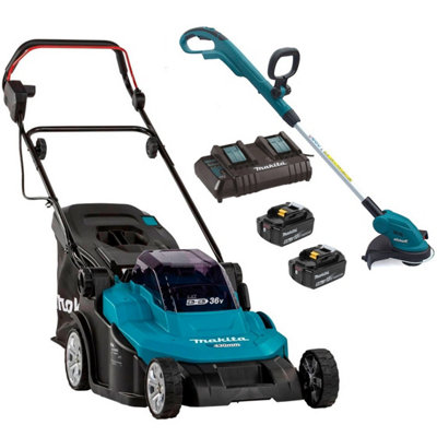 Cordless lawn deals mower and strimmer