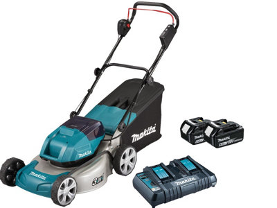 MAKITA DLM460PG2 Twin 18v Rotary mower