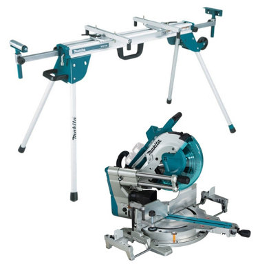 Makita DLS211ZU Mitre Saw Twin 18v / 36v Brushless LXT 305mm Bare + Leg ...