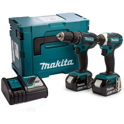 Makita DLX2131TJ 18v Twin Pack DHP482 Combi Drill Impact Driver