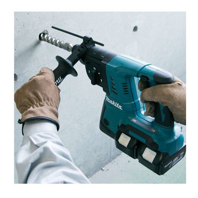 Makita DLX2137PTJ Twin 18v 36v DHR263Z SDS Rotary Hammer Drill DHP482Z Combi DIY at B Q