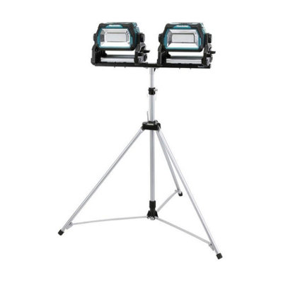 Makita DML809 18v 240v LXT Li-Ion LED Work Light Site Torch Twin Pack & Tripod