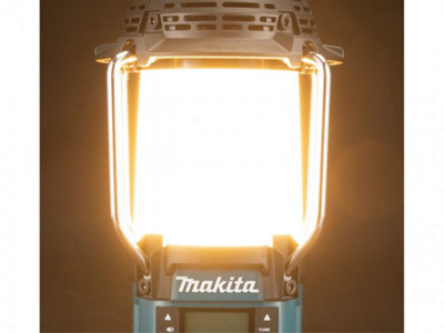 Makita DMR055 Lampe de camping sans-fil - LXT 14,4-18V Li-ion - avec radio  - Machine seule