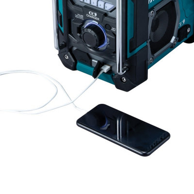 Makita True Wireless Stereo ポータブルプレーヤー Makita-Bluetoothおよび充電器を備えたDmr300,ポータブル