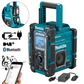 Makita DMR301 Digital DAB Charging Site Radio DAB Bluetooth - Built in Charger