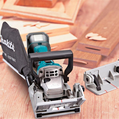 Makita DPJ180Z 18v LXT Cordless Biscuit Jointer 100mm Dowel Joint