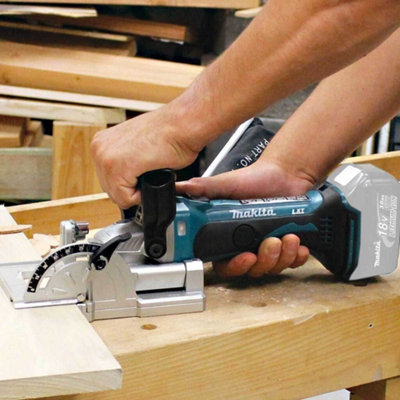 Makita DPJ180Z 18v LXT Cordless Biscuit Jointer Dowel Joint Bare 1000 Biscuits