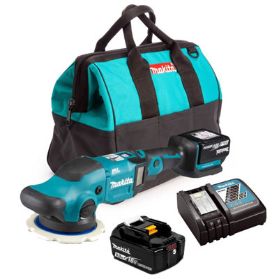 MAKITA DPO600RTE 18v Random orbit polisher 150mm dia pad