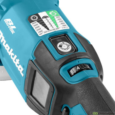 Makita DPO600Z 18v LXT Cordless Brushless Orbital Polisher 150mm + 5 Polish Pads - 4