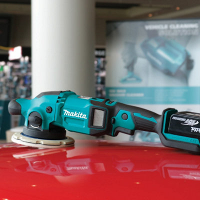 Makita DPO600Z 18v LXT Cordless Brushless Orbital Polisher 150mm + 5 Polish Pads - 5