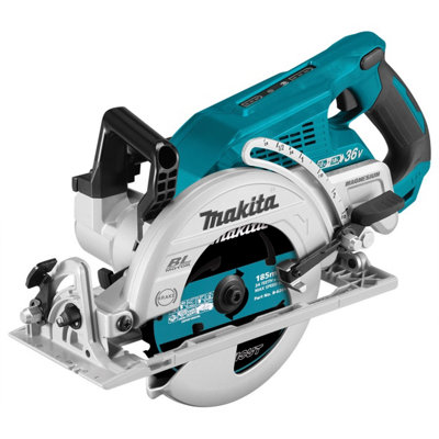 Makita DRS780Z Twin 18v / 36v 185mm Cordless Rear Handle Circular Saw LXT - Bare