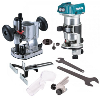 Makita rt0701c plunge discount base