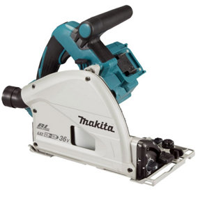 Makita DSP600Z 36v Twin 18v Brushless Plunge Cut Circular Saw 165mm Bare Unit