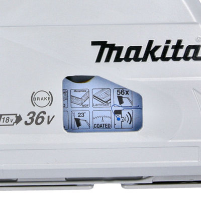 Makita DSP600ZJ 36v Twin 18v Brushless Plunge Cut Circular Saw 165mm Bare Unit - 8