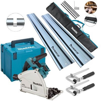Makita DSP600ZJ 36v Twin 18v Brushless Plunge Cut Saw Guide