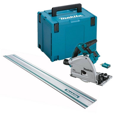 Makita DSP601ZJU 36v/18v Brushless Plunge Saw Wireless + SP6000 1.5M Guide Rail