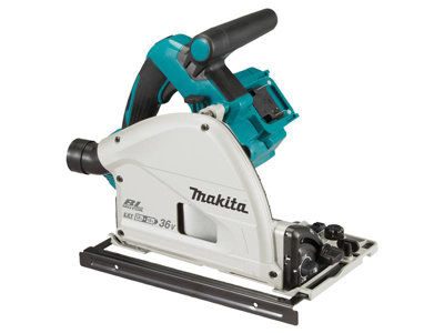 Makita DSP601ZJU Brushless LXT Plunge Saw Wireless Unit 36V (2 x 18V) Bare Unit