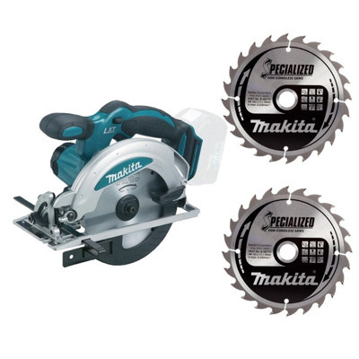 Makita DSS610 18V LXT Circular Saw Lithium Ion DSS610Z X2 Specialized Blade DIY at B Q