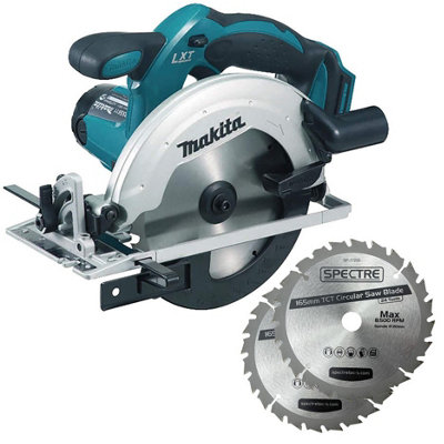 Makita DSS611Z 18V LXT Lithium Ion 165mm Circular Saw Bare - 2 Extra Blades